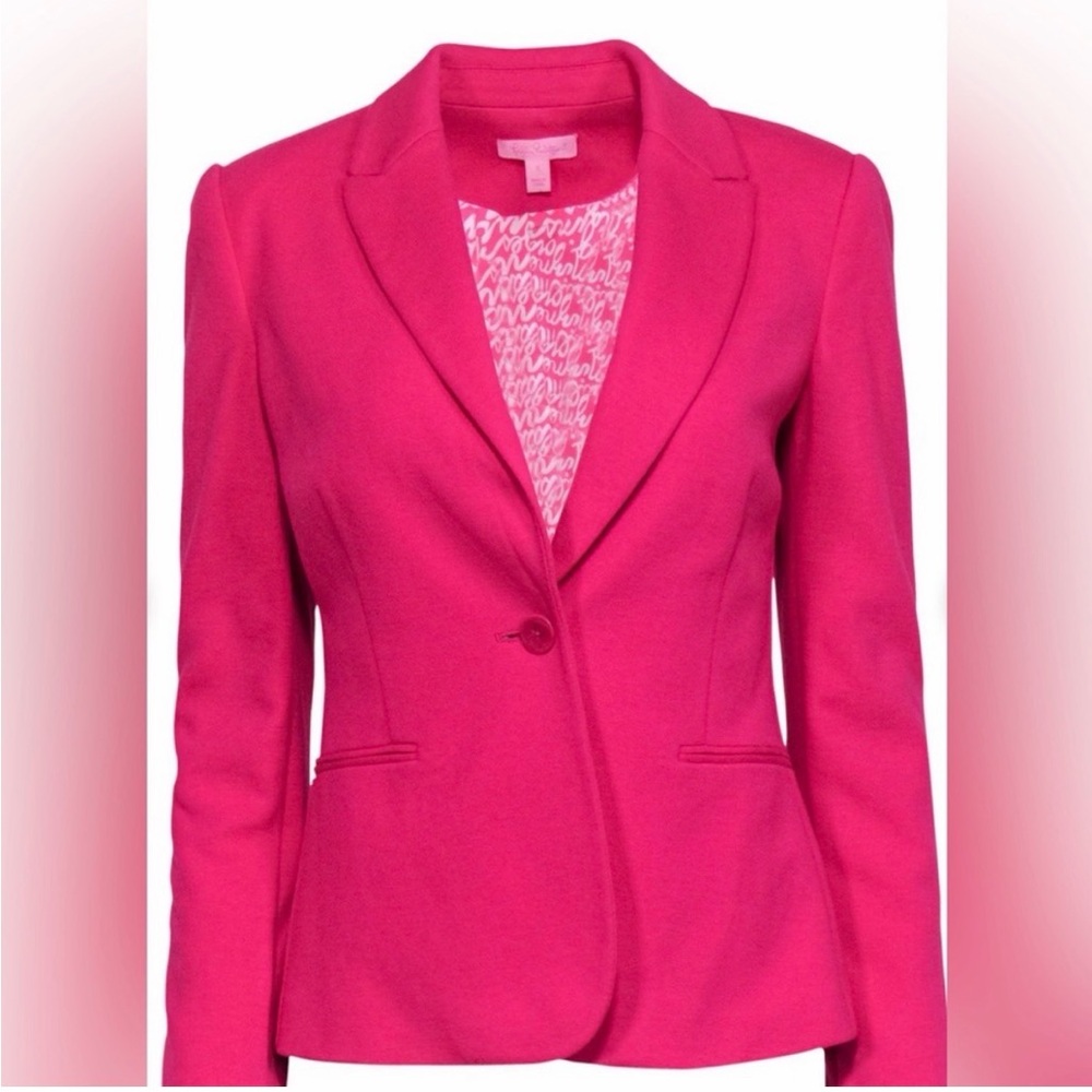 Lilly Pulitzer Vibrant Pink Blazer